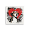Toile Beagle – Street Art – AMOUR CHIEN
