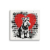 Toile Bedlington Terrier – Street Art – AMOUR CHIEN