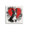 Toile Bull Terrier – Street Art – AMOUR CHIEN