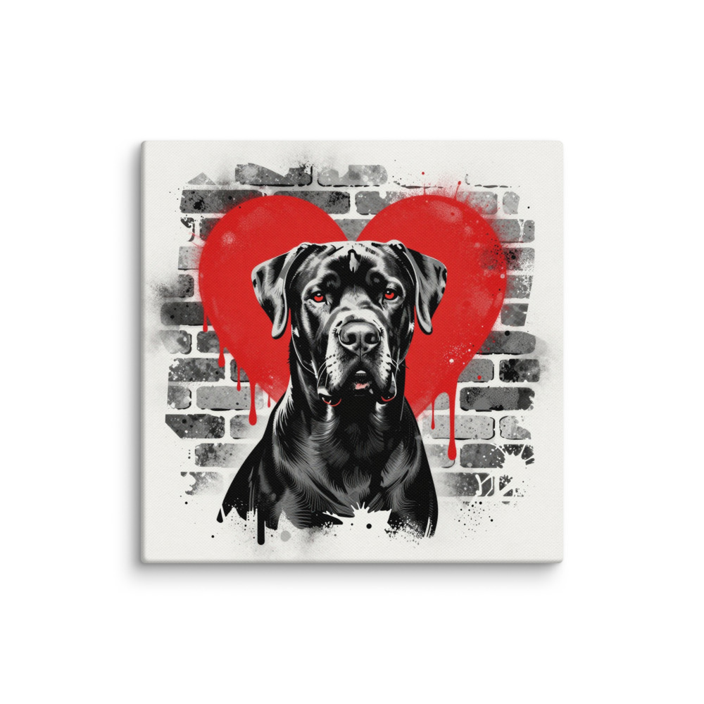 Toile Cane Corso – Street Art – AMOUR CHIEN