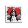 Toile Cavalier King Charles – Street Art – AMOUR CHIEN