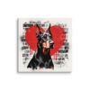 Toile Dobermann – Street Art – AMOUR CHIEN