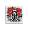 Toile Montagne des Pyrénées – Street Art – AMOUR CHIEN