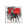 Toile Petit Lévrier Italien – Street Art – AMOUR CHIEN