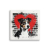 Toile Jack Russell – Street Art – AMOUR CHIEN