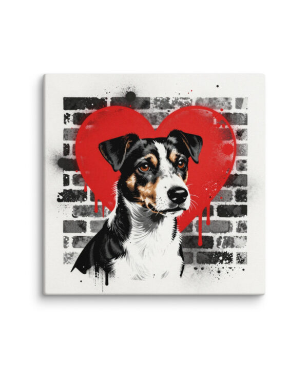 Toile Jack Russell Street Art