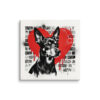 Toile Pinscher Nain – Street Art – AMOUR CHIEN