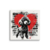 Toile Caniche – Street Art – AMOUR CHIEN
