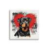 Toile Rottweiler – Street Art – AMOUR CHIEN