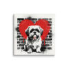 Toile Shih Tzu – Street Art – AMOUR CHIEN