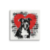 Toile Staffordshire Bull Terrier – Street Art – AMOUR CHIEN
