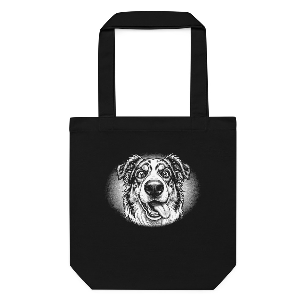 Tote bag Berger Australien – Black & White – AMOUR CHIEN