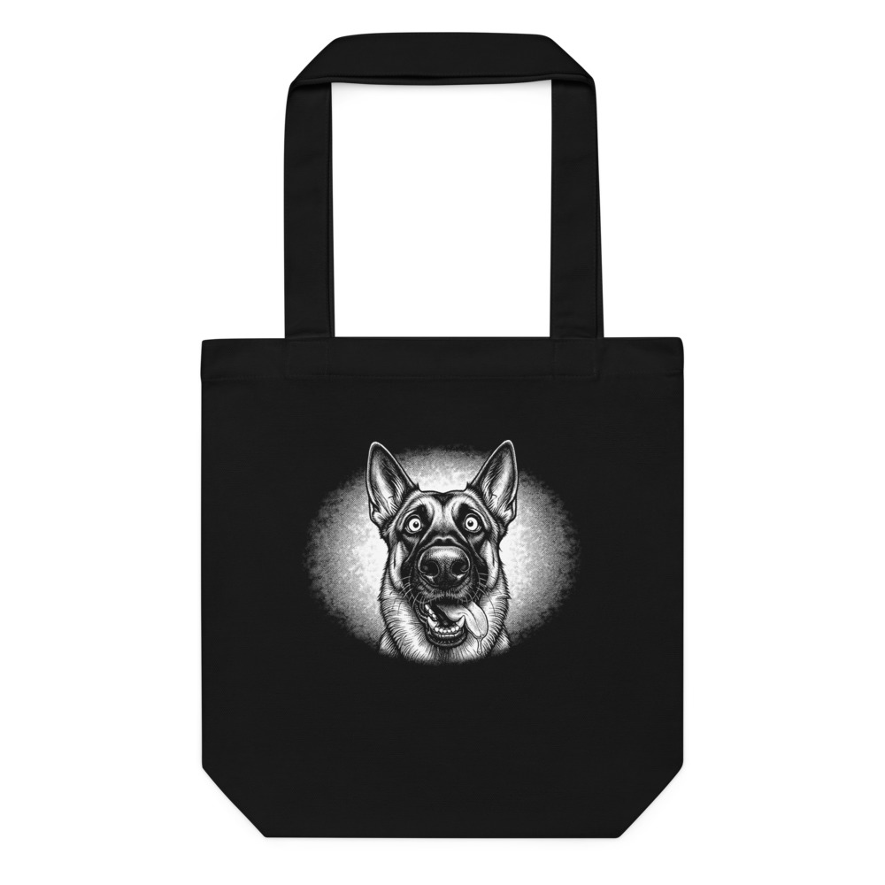 Tote bag Malinois – Black & White – AMOUR CHIEN