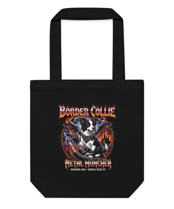 Tote bag Border Collie Metal