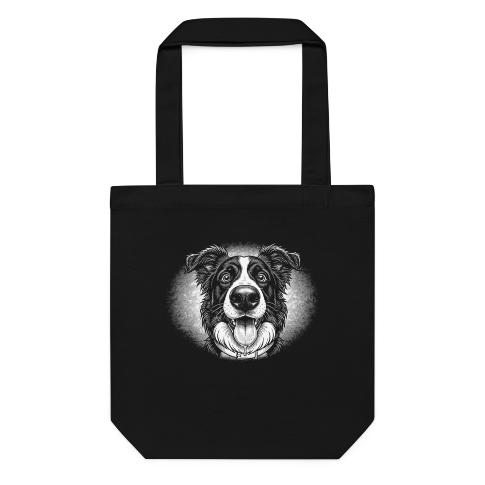 Tote bag Border Collie – Black & White – AMOUR CHIEN