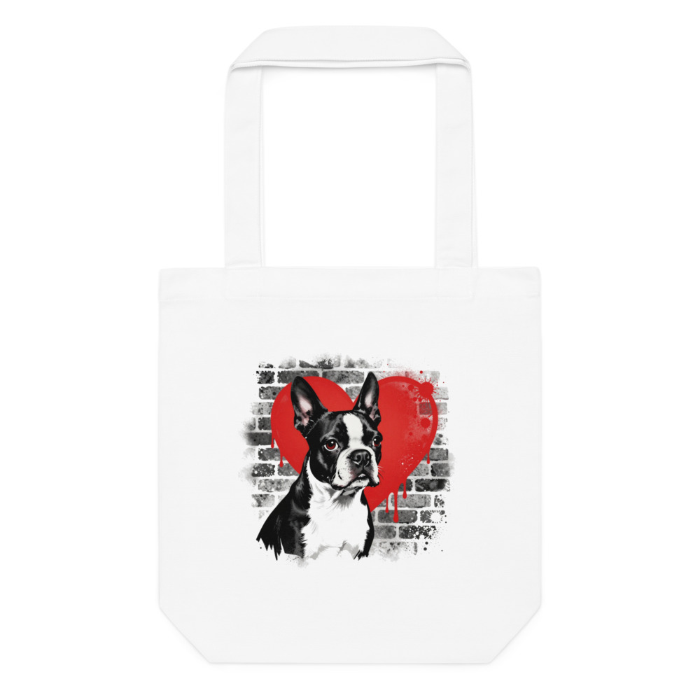 Tote bag Boston Terrier – Street Art – AMOUR CHIEN