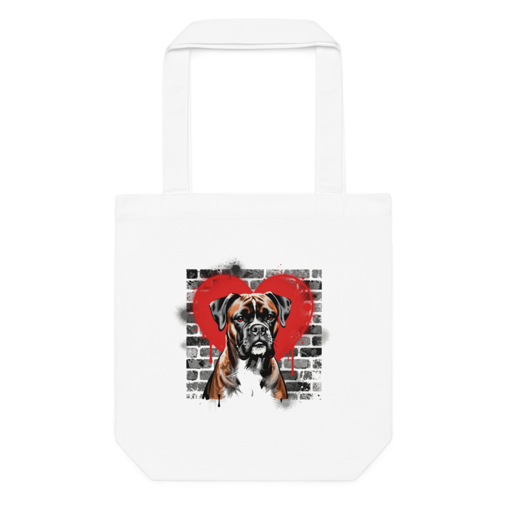 Tote bag Boxer – Street Art – AMOUR CHIEN