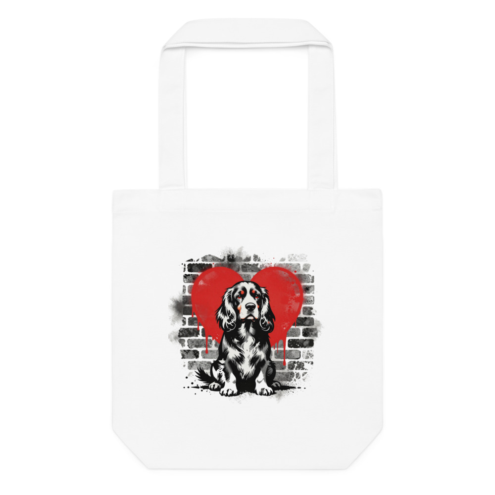 Tote bag Cocker – Street Art – AMOUR CHIEN