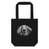 Tote bag Cocker – Black & White – AMOUR CHIEN