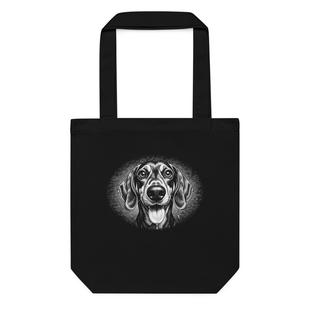 Tote bag Teckel – Black & White – AMOUR CHIEN