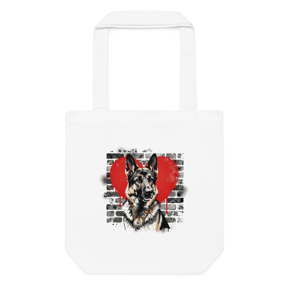 Tote bag Berger Allemand – Street Art – AMOUR CHIEN