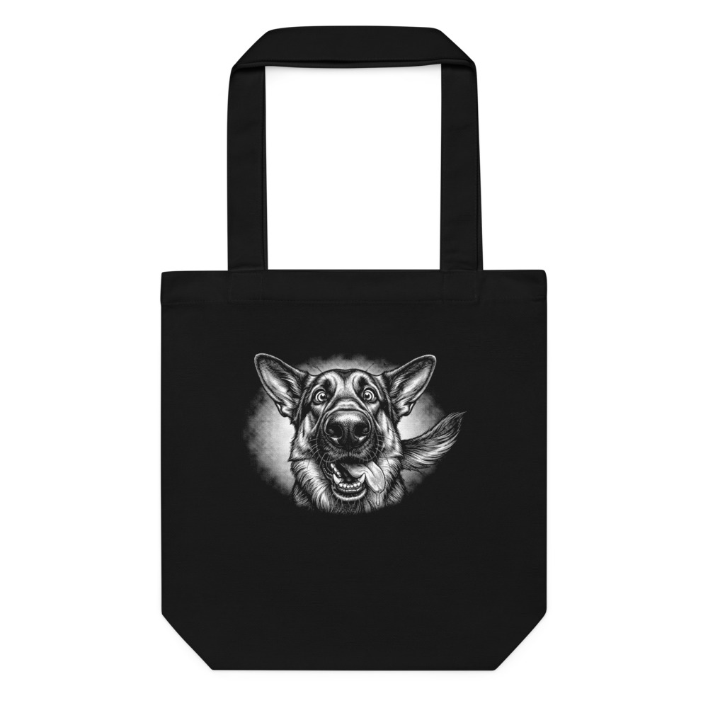 Tote bag Berger Allemand – Black & White – AMOUR CHIEN