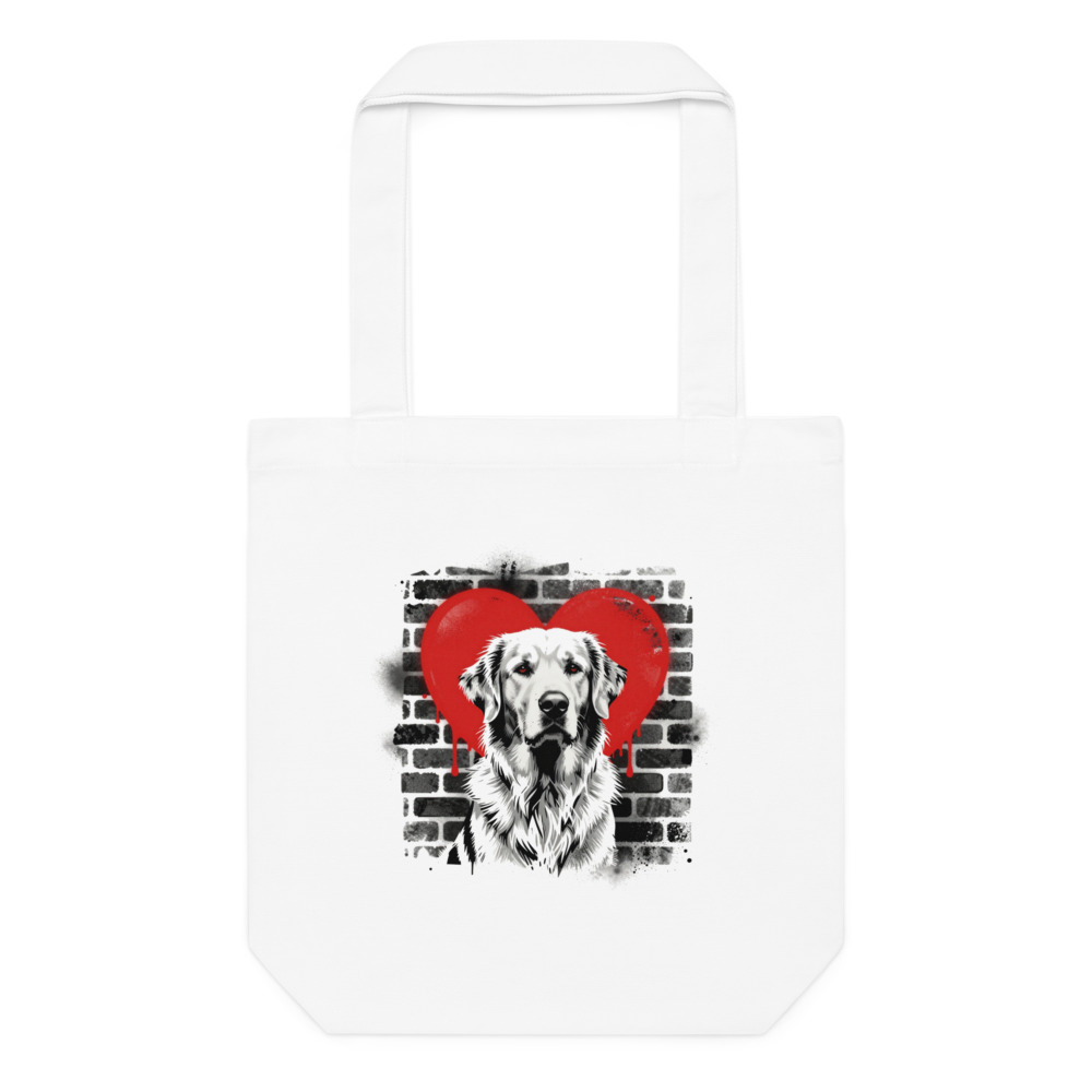 Tote bag Golden Retriever – Street Art – AMOUR CHIEN