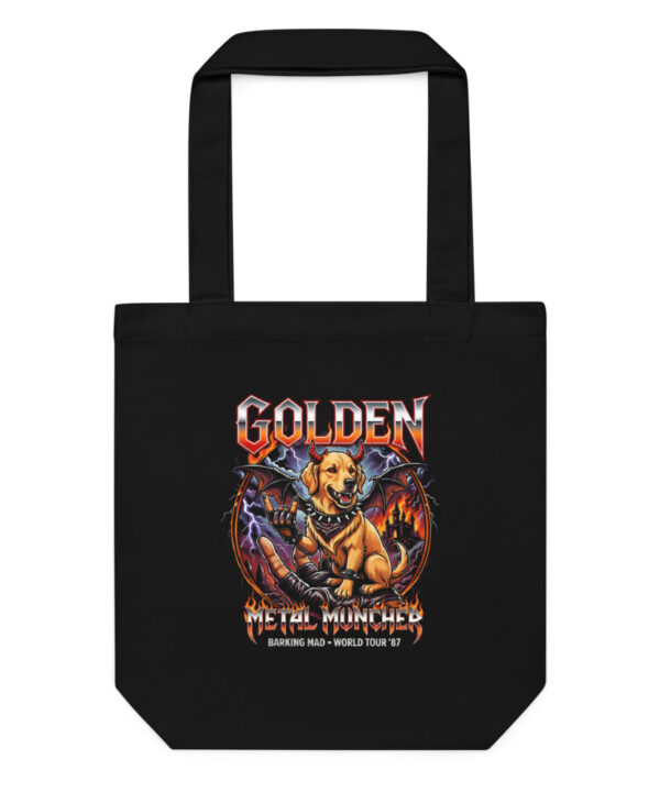 Tote bag Golden Retriever Metal
