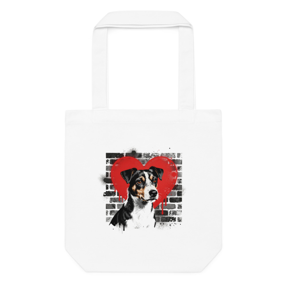 Tote bag Jack Russell – Street Art – AMOUR CHIEN