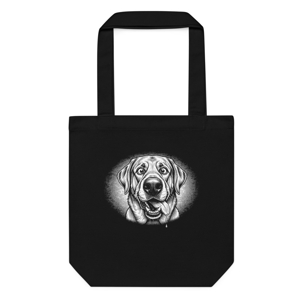 Tote bag Labrador – Black & White – AMOUR CHIEN