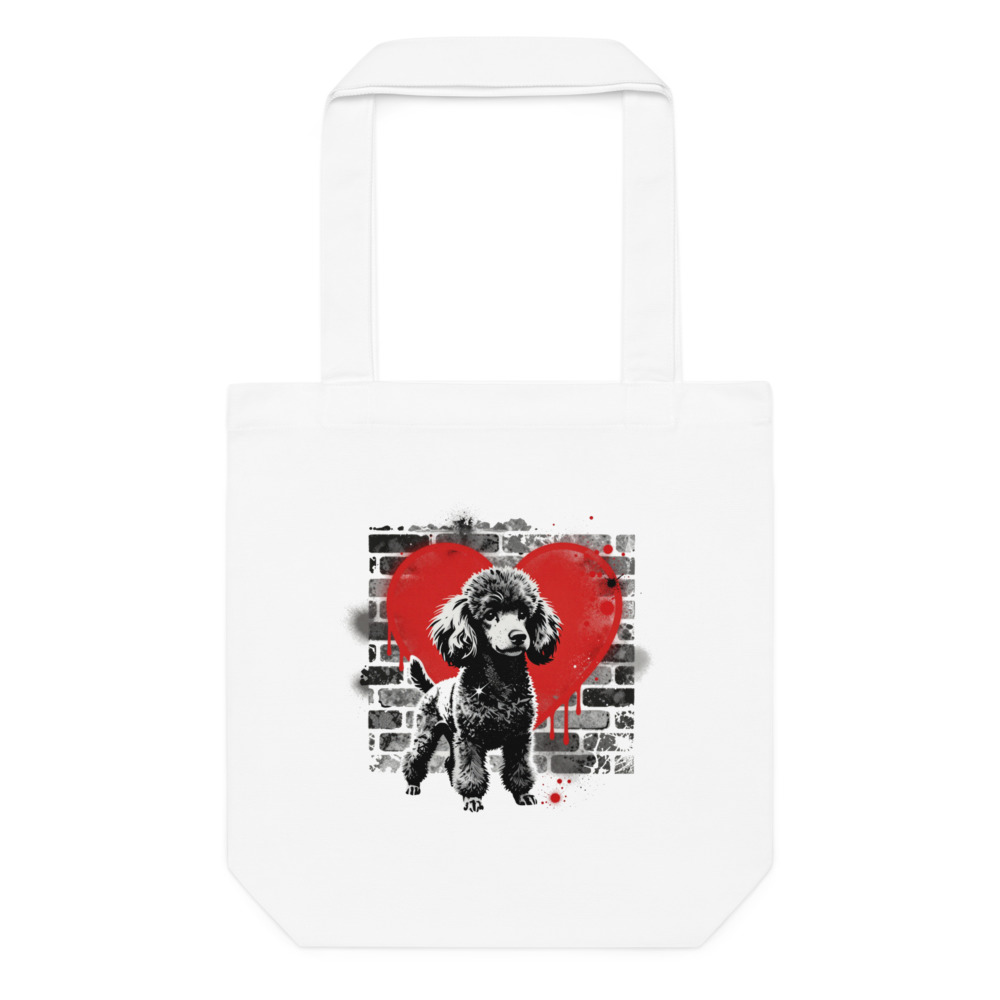 Tote bag Caniche – Street Art – AMOUR CHIEN