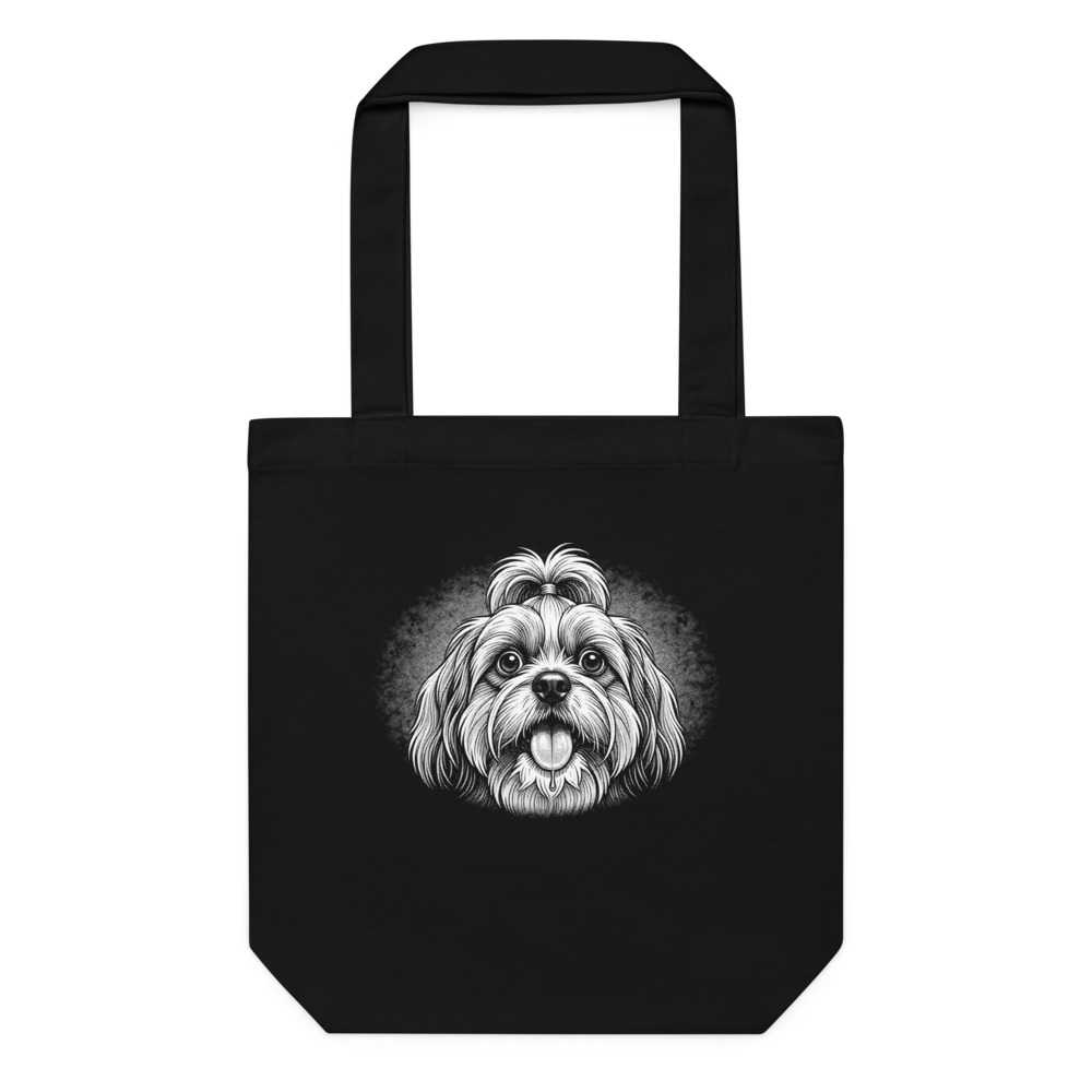 Tote bag Shih Tzu – Black & White – AMOUR CHIEN