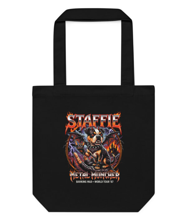 Tote bag Staffie Metal