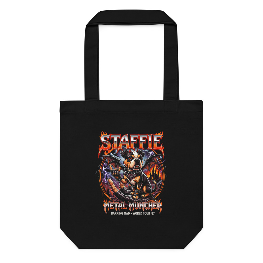 Tote bag Staffie – Metal – AMOUR CHIEN