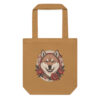 Tote bag Akita Inu – Tattoo – camel – AMOUR CHIEN