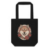 Tote bag Akita Inu – Tattoo – noir – AMOUR CHIEN
