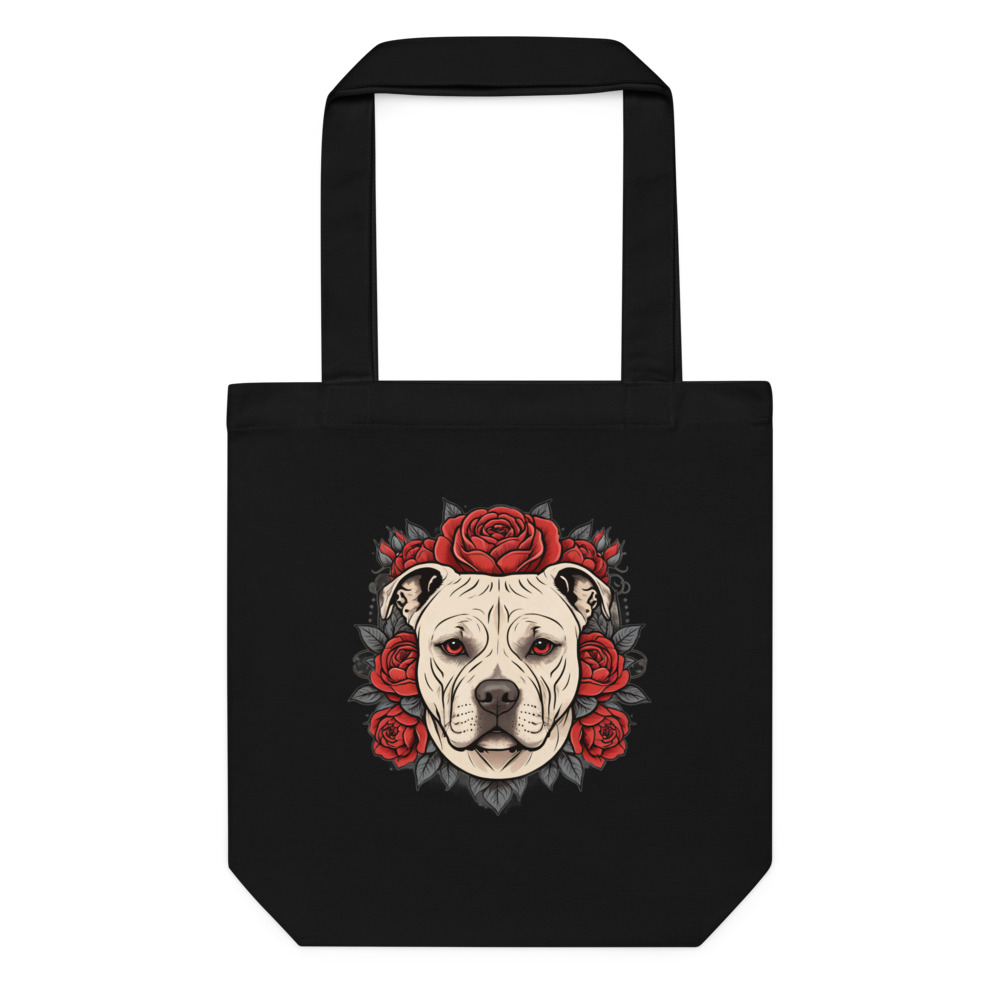Tote bag American Staff – Tattoo – noir – AMOUR CHIEN