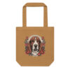 Tote bag Basset – Tattoo – camel – AMOUR CHIEN
