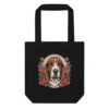 Tote bag Basset – Tattoo – noir – AMOUR CHIEN