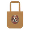Tote bag Beagle – Tattoo – camel – AMOUR CHIEN