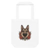 Tote bag Berger Allemand – Tattoo n° 2 – blanc – AMOUR CHIEN