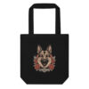 Tote bag Berger Allemand – Tattoo n° 2 – noir – AMOUR CHIEN