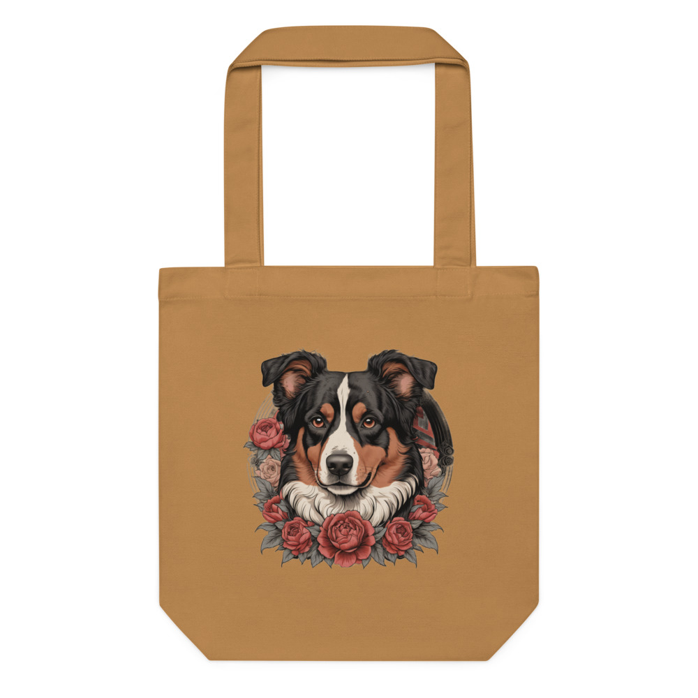 Tote bag Berger Australien – Tattoo – camel – AMOUR CHIEN