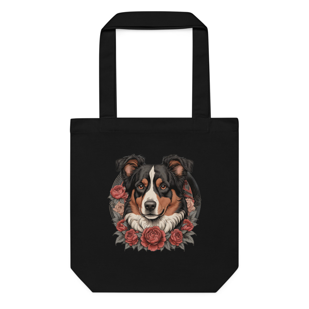 Tote bag Berger Australien – Tattoo – noir – AMOUR CHIEN