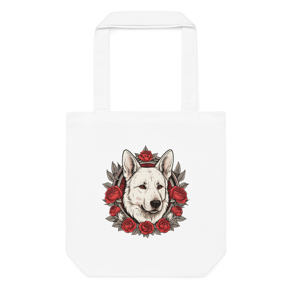 Tote bag Berger Blanc Suisse – Tattoo – blanc – AMOUR CHIEN