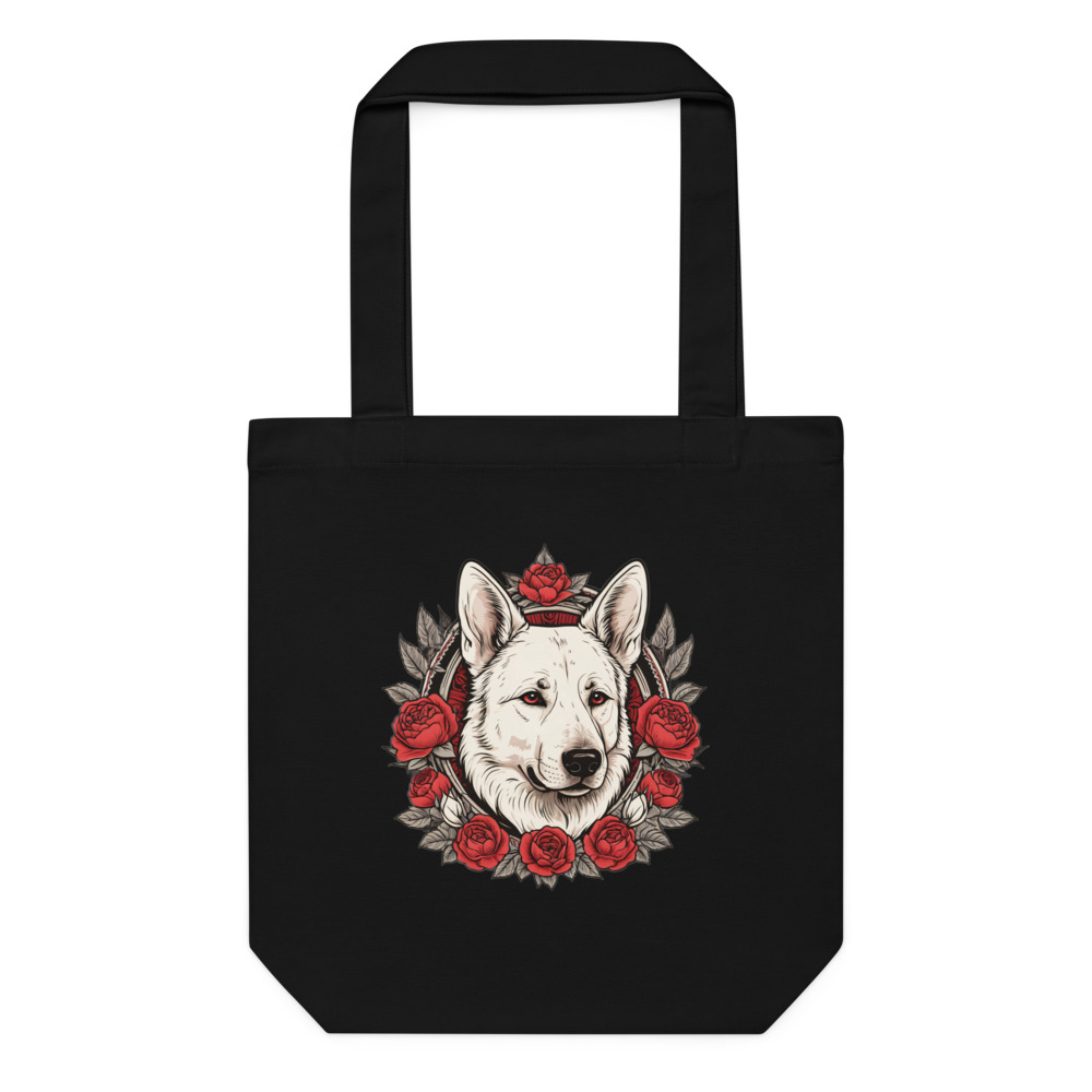 Tote bag Berger Blanc Suisse – Tattoo – noir – AMOUR CHIEN