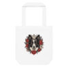 Tote bag Border Collie – Tattoo – blanc – AMOUR CHIEN