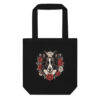 Tote bag Border Collie – Tattoo – noir – AMOUR CHIEN