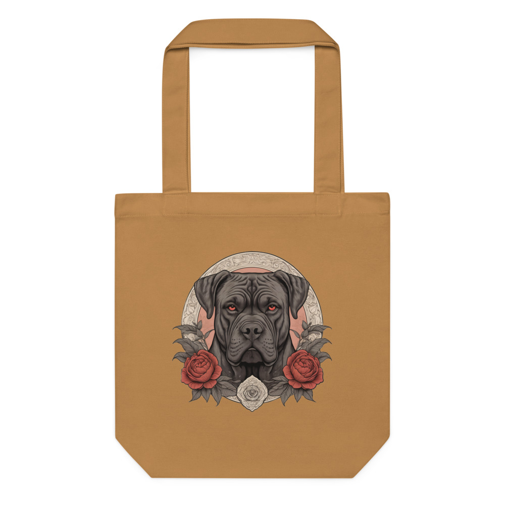 Tote bag Cane Corso – Tattoo n° 2 – camel – AMOUR CHIEN