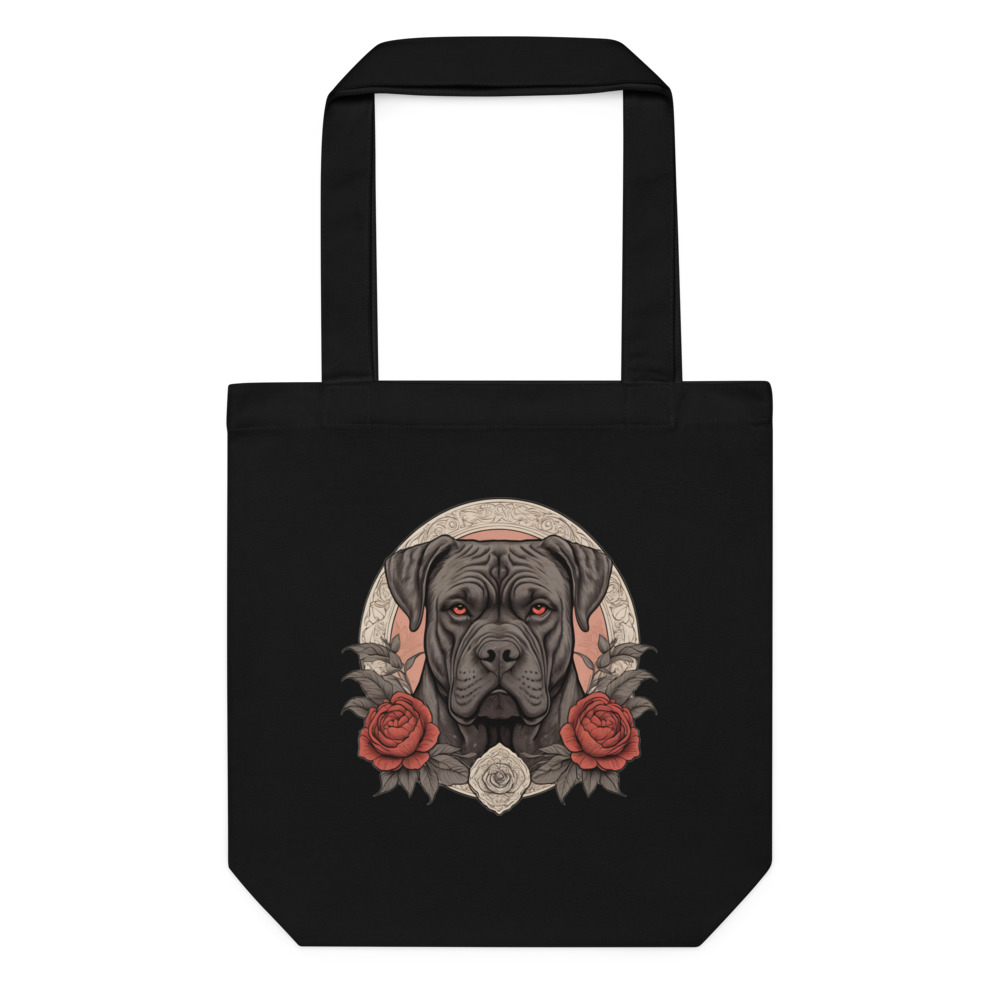 Tote bag Cane Corso – Tattoo n° 2 – noir – AMOUR CHIEN